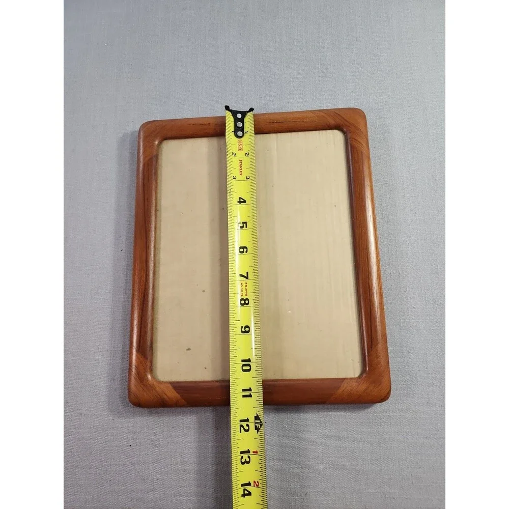 Lot of 4 Vintage Solid Wood Picture Frames with Glass & Backing – Rustic...